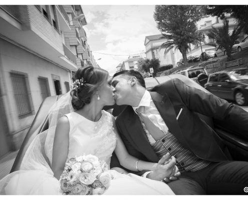 Coche de los Novios Boda Curro & Marina Lucena